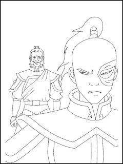 Desenhos do Avatar: The Legend of Aang para Colorir