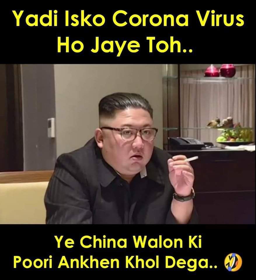 Funny Coronavirus quarantine memes Status in Hindi For ...