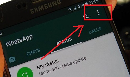 Whatsapp secret setting