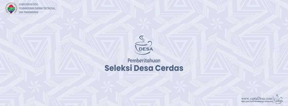 Surat Menteri Desa, PDTT Perihal Pemberitahuan Seleksi Desa Cerdas