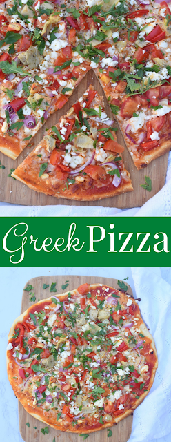 Greek Pizza recipe