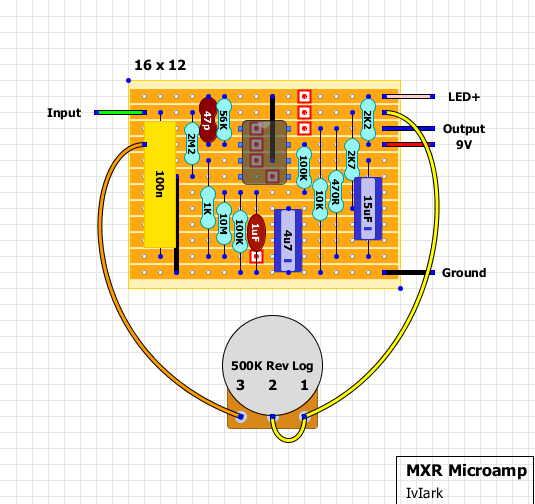 Guitar Fx Layouts Mxr Micro Amp