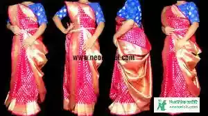 Wedding Saree Designs - Banarsi, Jamdani, Katan, Georgette Sarees - biyer saree collection - NeotericIT.com