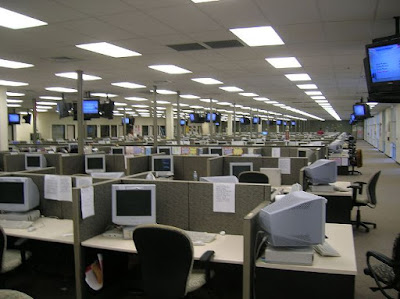 Work Floor with workstations