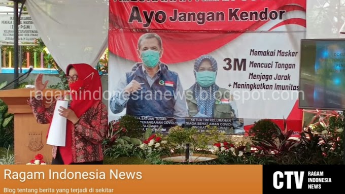 WALIKOTA CIMAHI BERIKAN PEMBINAAN INTERVENSI KELURAHAN SIAGA AMAN COVID DI KELURAHAN CIGUGUR TENGAH 