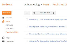 Wow! 1000 Blog Posts Published So Far