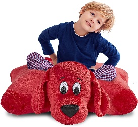 Image: Pillow Pets Clifford The Big Red Dog Jumboz Plush - 30 Inch Stuffed Animal Pillow