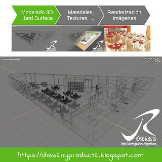 Modelado 3D Hard Surface y Renderización de Imágenes para presentaciones de Productos y Proyectos