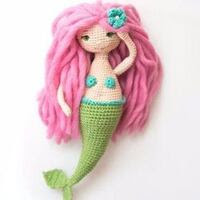 sirenita amigurumi