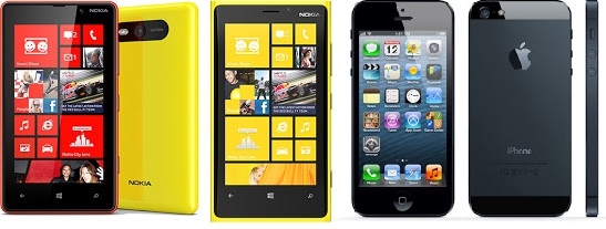 perbandingan iphone 5 vs nokia lumia 920, daftar hp canggih terbaru 2013, iphone sama lumia bagusan mana?, kamera iPhone 5 dengan Lumia 920 bagusan mana?