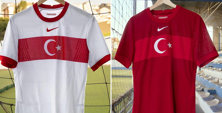 Turkei Euro 2020 Heim Auswartstrikots Veroffentlicht Nur Fussball
