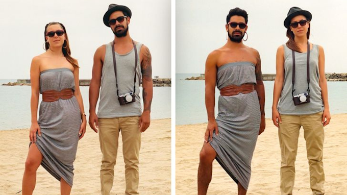 A photographer takes pictures of couples who change their clothes, and the results are incredibly adorable.