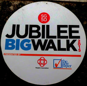 The SG50 Jubilee Big Walk went past historic and iconic sites in the Civic District. Some 25,000 people took part in the 5km mass walk, organised by The New Paper and the People's Association.