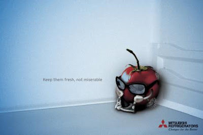 Mitsubishi Refrigerators ads