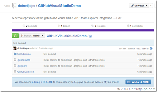 github-publish-repository