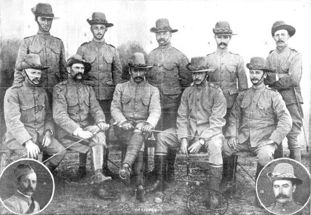 Officers of the Victorian Bushmen Corps 1900