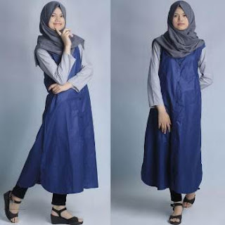 Model baju muslim terbaru casual modern