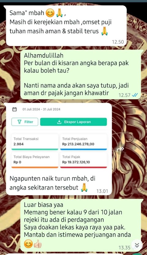 Setiap bisnis memiliki strateginya sendiri2 demi bisa bertahan dr gempuran persaingan usaha. Termasuk dlm bisnis property. Mbah Wira yakin tidak semua orang bisa jualan se hebat Pak Tung (narasumber)