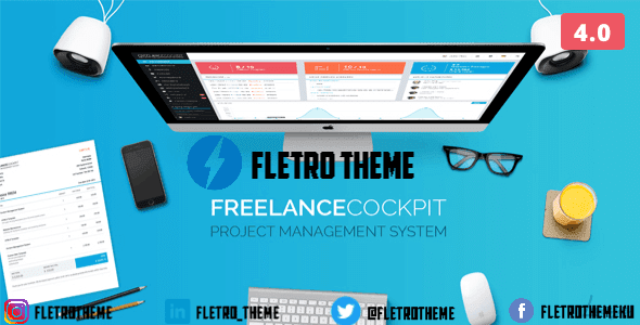 Freelance Cockpit 3 - Project Management and CRM - Responsive Blogger Template