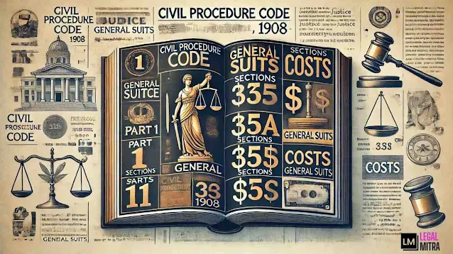 Code of Civil Procedure, 1908 – Part 1F: Detailed description of costs (Sections 35, 35A and 35B)