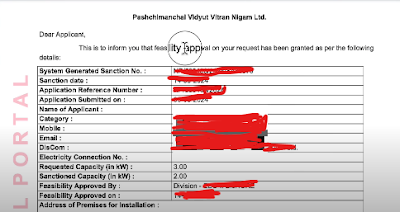 pm suryaghar Approval receipt