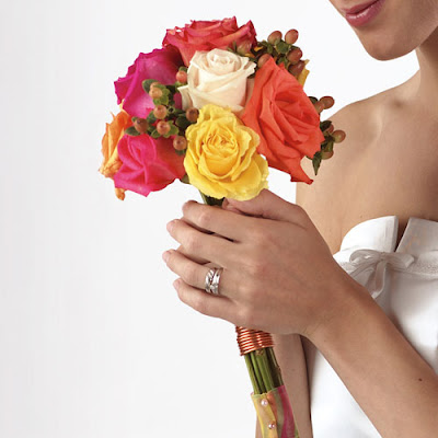 Rainbow Clutch flowers Bouquet