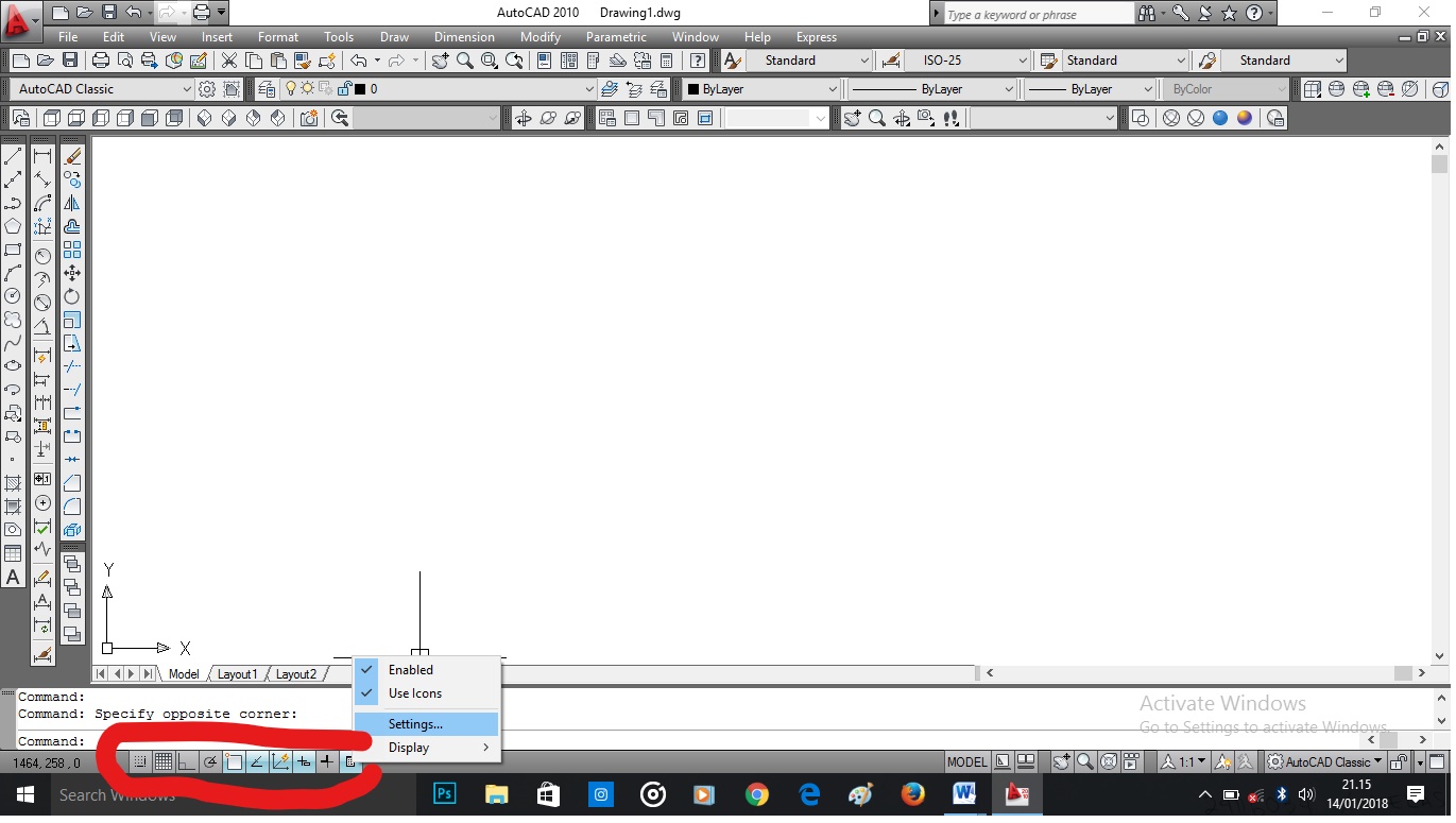 Tutorial Autocad SETTING AWAL Cara Ubah Warna Background Layar