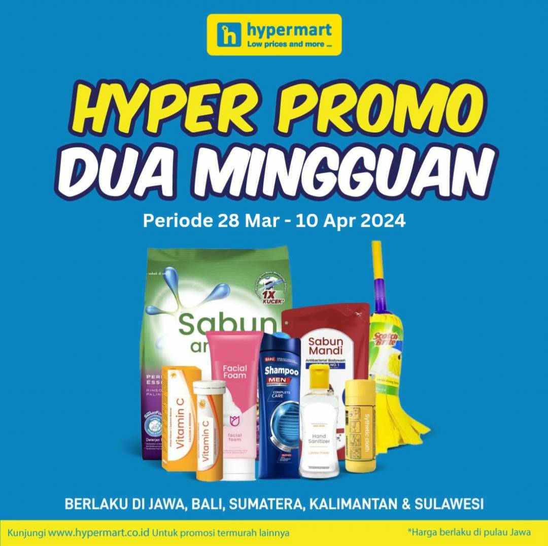 Katalog Promo Hypermart Periode 28 Maret - 10 April 2024