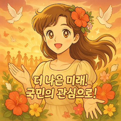더 나은 미래! 우리의 관심으로!
