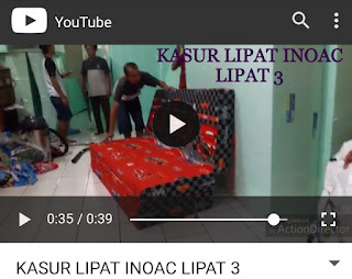 Kasur lipat inoac lipat 3