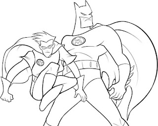 Free Batman and Robin Coloring Pages For Kids