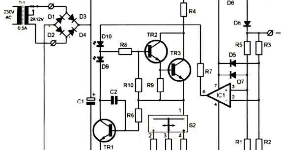 Circuit Diagram Super Ni Cd Battery Charger 12 18v Circuit Diagram