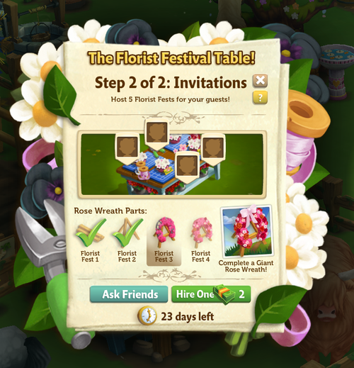 Florist Festival - FarmVille 2