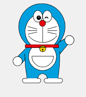 How to Draw a Doraemon Using Python Turtle, Tkinter, Matplotlib & Without Libraries
