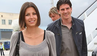 Mario Gomez Girlfriend Silvia Meichel 2013