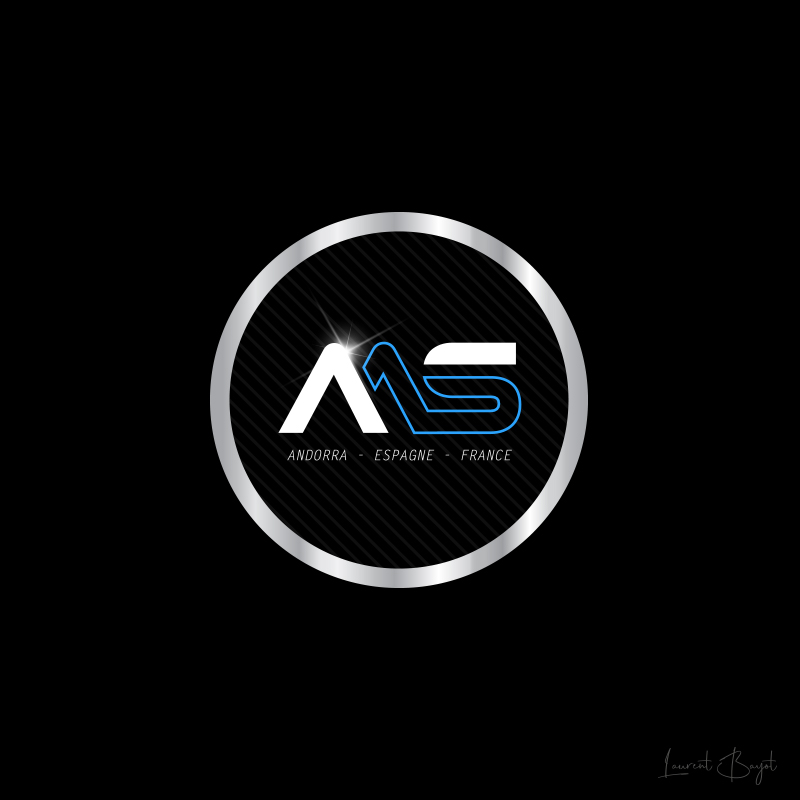 logo luxe argenté automobile