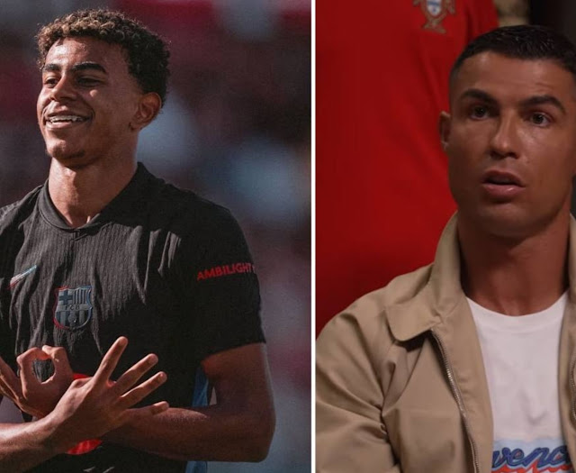 Cristiano Ronaldo Reflects on the Future of 17-Year-Old Spanish Footballer Lamine Yamal, a World Champion.