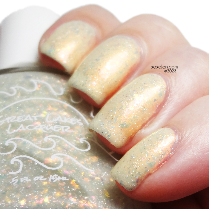 xoxoJen's swatch of Great Lakes Lacquer Broken Sunset