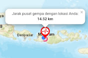 Setelah Bima, Gempa Bumi Kembali Guncang Lombok NTB