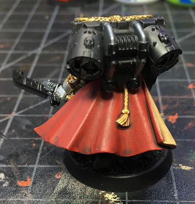 Deathwatch Watch Captain with Jump Pack WIP - back