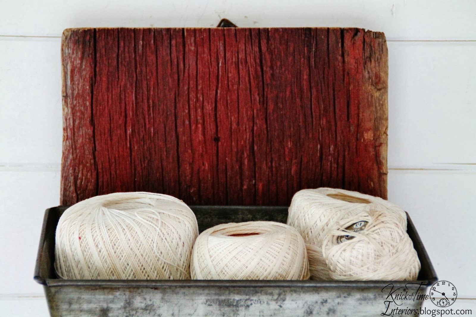 Barn Wood & Bread Tins Wall Bins