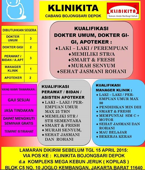 March 2015 ~ Info Kerja Bidan Perawat Rumah Sakit