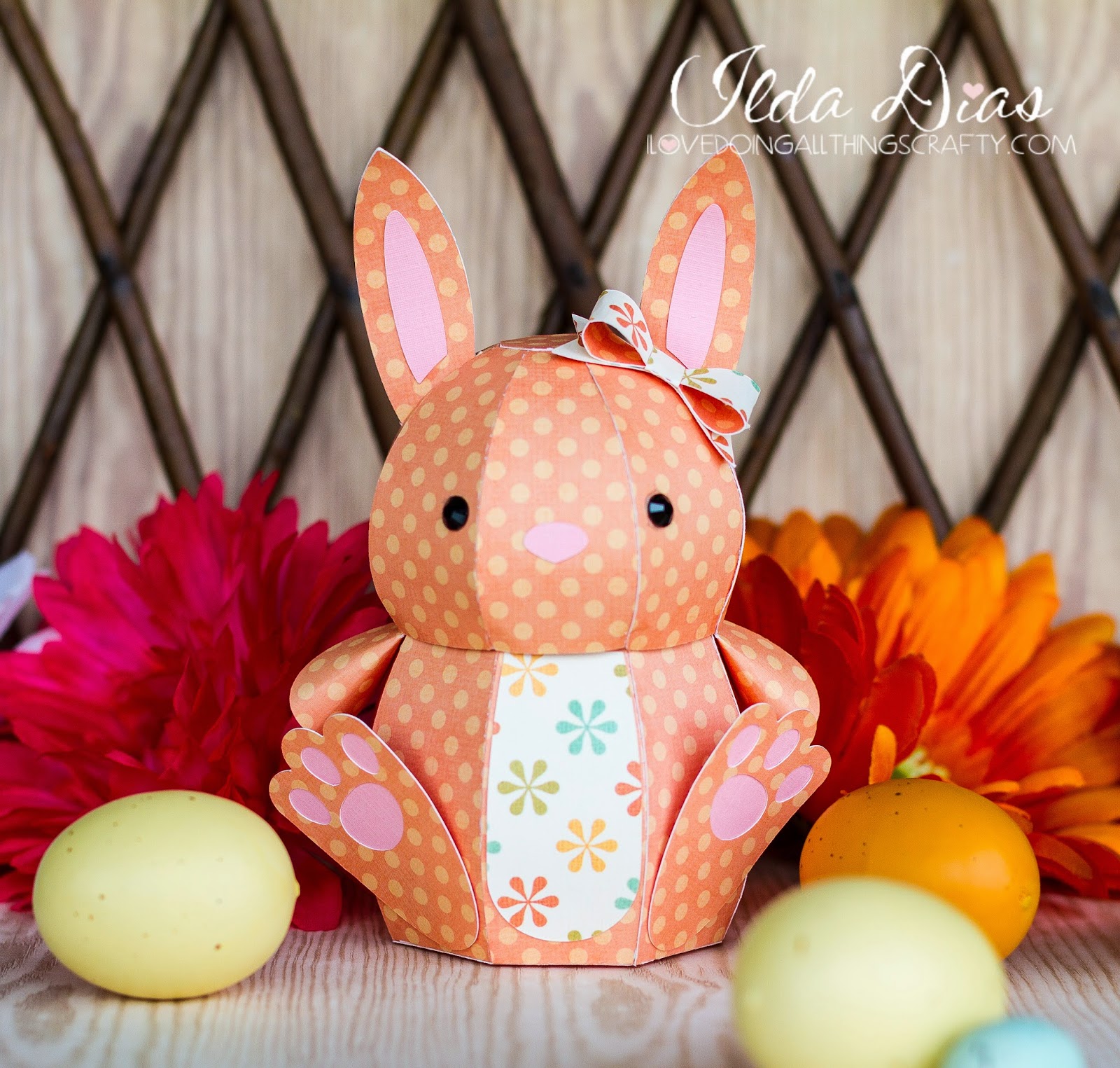 Download I Love Doing All Things Crafty: 3D Paper Easter Bunny