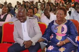 Kiambu Governor willaim Kabogo in a Central Kenya Meeting. PHOTO / Courtesy