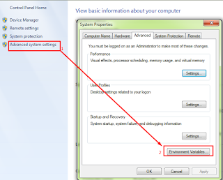 Gambar setting environment variable pyhton windows 7