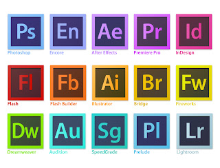 アドビ ソフト ロゴマーク Adobe Creative Suite Family Software Logo イラスト素材