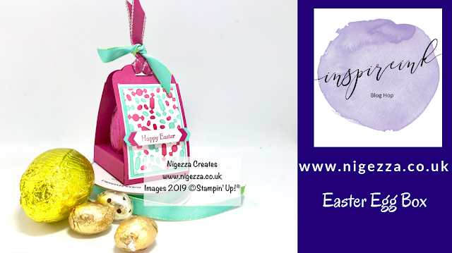 InspireINK Blog Hop Nigezza Creates Stampin Up How Sweet it is Easter Egg Box