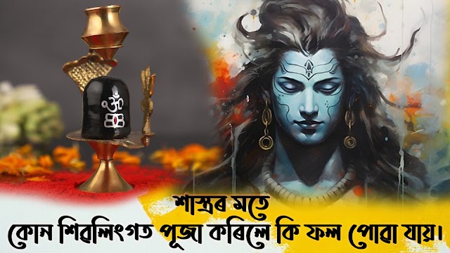  শাস্ত্ৰৰ মতে কোন শিৱলিংগত পূজা কৰিলে কি ফল পোৱা যায়।