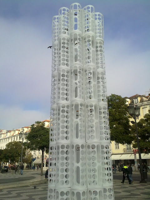 IKEA Christmas street lighting in Lisbon, Portugal