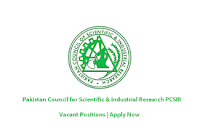 PCSIR Jobs 2022 Advertisement - Pakistan Council of Scientific and Industrial Research Jobs 2022 - www.pcsir.gov.pk 2022